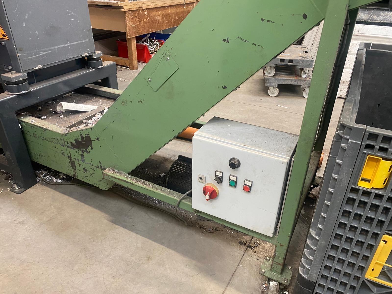Weima 600 Single Shaft Shredder with Conveyor - Image 2